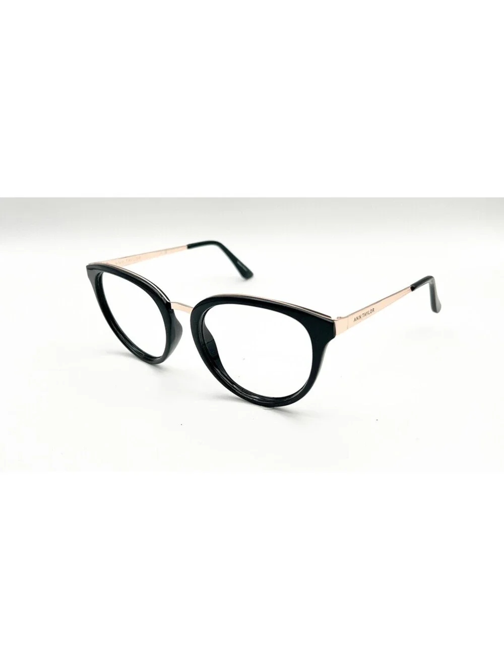 Ann Taylor 528264 C01 Black Gold Authentic Eyeglasses 54-20-140